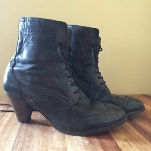Hudson London Women's Leather Lace-Up Boots